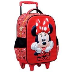 Mochila Escolar com Rodas 16 Minnie