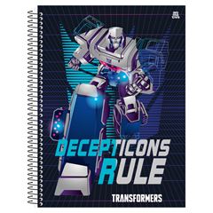 CADERNO CD TRANSFORM 1X1 80F 10310