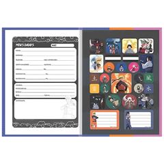 CADERNO BROCH NARUTO 1X1 80F 10458