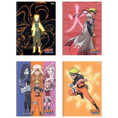 CADERNO BROCH NARUTO 1X1 80F 10458