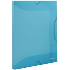 PASTA ABA C/ELASTIC A4 20 NEON AZ 1296