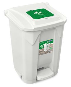 LIXEIRA C/RODA 60L BCA 25754PI