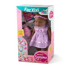 Boneca Sapekinha Negra Faz Xixi 369