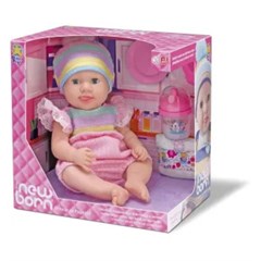 Boneca N Born Brinc Pap Mna 8245
