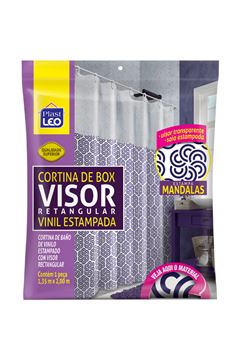 CORTINA P/BOX PLAST-LEO MANDALA 623M