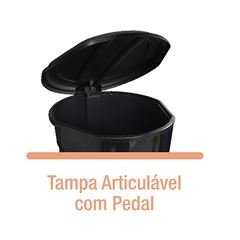 LIXEIRA C/PED 30L PTA 25866PI