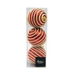 BOLA NAT GLITT 10CM C/3 VM HT0860