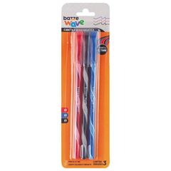 CANETA BAZZE WAVE 0.7 3P 904072
