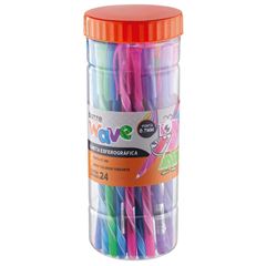 CANETA BAZZE WAVE 0.7 24P FASH 904058