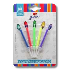 Vela Aniv Palito Chama Color 39807