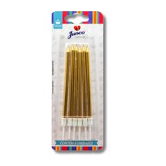 VELA ANIV JUNCO PAL. MET DOURADA 39802