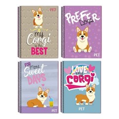 Caderno Cd Pet 1x1 80f 8424