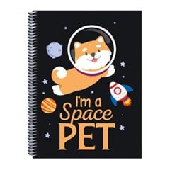 CADERNO CD PET 10X1 140F 8425