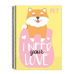 CADERNO CD PET 12X1 168F 8426