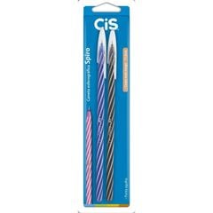 CANETA CIS SPIRO 0.7MM AZ/PT 570801