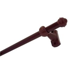Varao Cortina Pratiko 1,5m 28mm Imbuia Pro5pk15