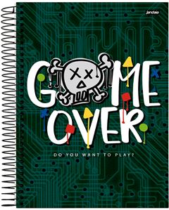 CADERNO 1/4 CD ESP GAMES 200F 77426