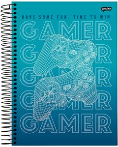 CADERNO 1/4 CD ESP GAMES 200F 77426