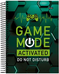 CADERNO 1/4 CD ESP GAMES 200F 77426