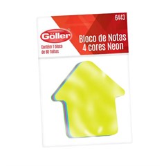 Bloco Nota Goller Neon 80f G-1443