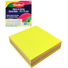Bloco Nota Goller Neon 200f G-1460