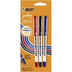 CANETA BIC GEL GELOCITY STIC 3P 522234