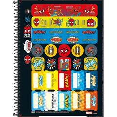 CADERNO CD SPIDER FIT 10X1 160F 366536