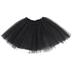 Saia Tule Preta 40cm 689