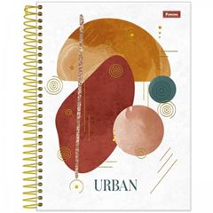 CADERNO CD COL URBAN 10X1 160F 6813