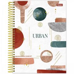 CADERNO CD COL URBAN 10X1 160F 6813