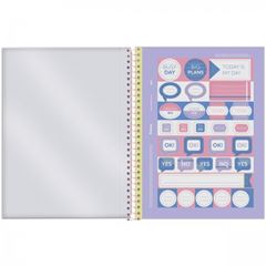 CADERNO CD COL BALI 1X1 80F 6909