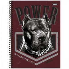CADERNO CD POWER DOG 10X1 160F 8195