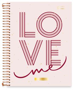 CADERNO CD UNIV ITS LOVE 15X1 240F 0533026