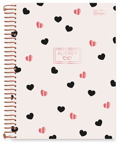 CADERNO CD UNIV AUDREY 10X1 160F 0840002
