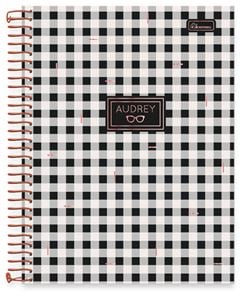 CADERNO CD UNIV AUDREY 10X1 160F 0840002