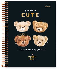 CADERNO CD UNIV PLUSH PALS 10X1 160F 0845002