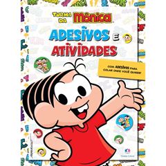 Livro Adesiv/Ativid Turma Monica
