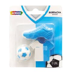 BORRACHA FUTEBOL AZ/BCO 21964