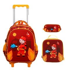 KIT ESCOLAR YINS 3P BOMBEIRO YS42459