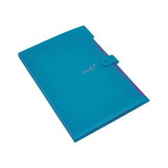 PASTA SANFONA A4 C/5 DV NEON AZ 202530