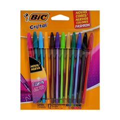 CANETA BIC CRIST FASH 12P 970910