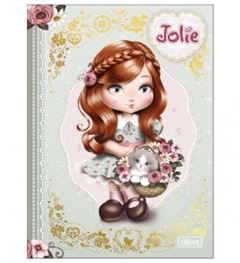 CADERNO 1/4 BROCH JOLIE 80F 383899