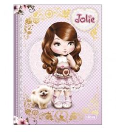 CADERNO BROCH COL JOLIE 160F 383902