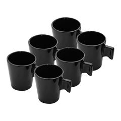 Caneca Ceram Pta 80ml 6p Cr591