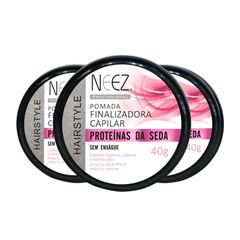 Finalizador Capilar Neez 60g Proteinas Seda