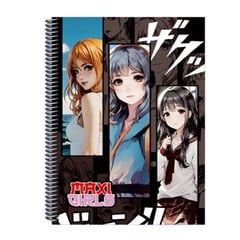 CADERNO CD MAXIGIRLS 15X1 210F 4722