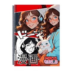 CADERNO CD MAXIGIRLS 20X1 280F 4739