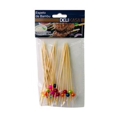Espeto Bambu 20p Perola 27274