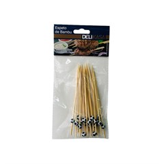 Espeto Bambu 20p Bola Fut 27275