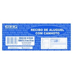 Talao Recibo Aluguel C/Canh 50f 20p 10050